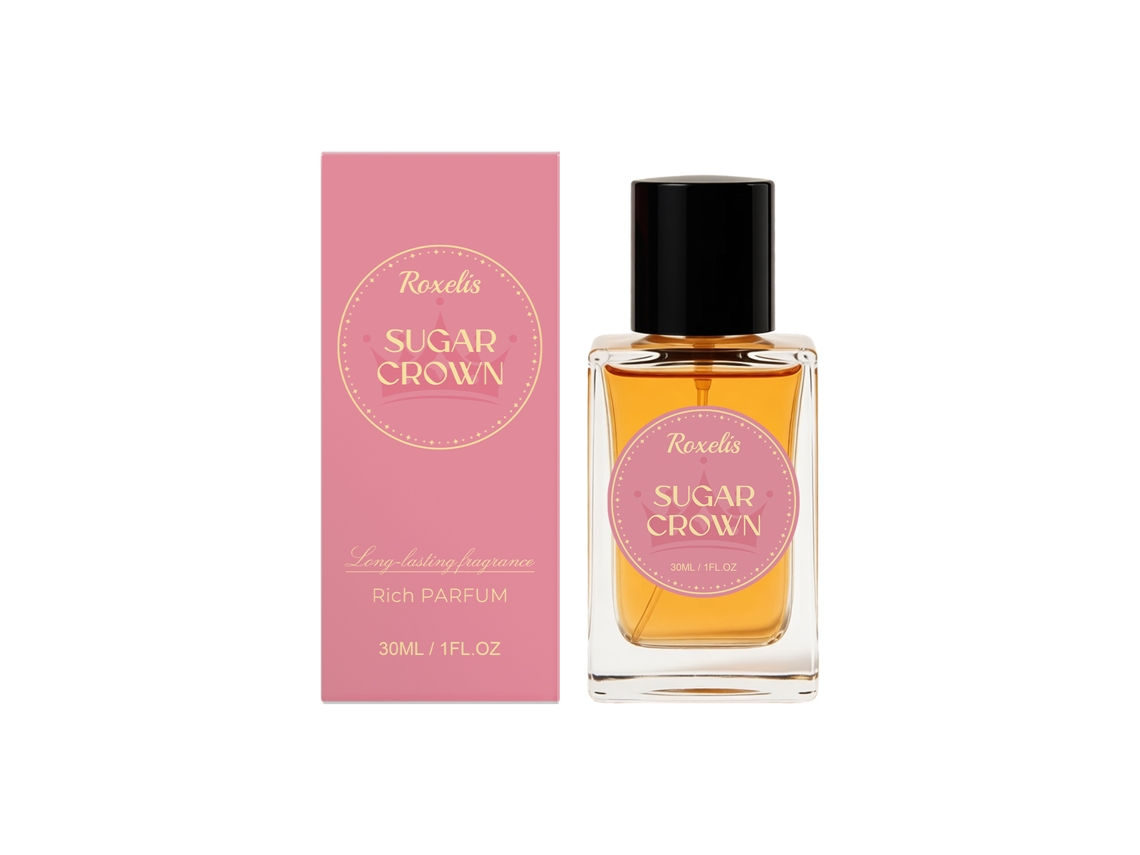 Perfume Roxelis Sugar Crown da LAXISCREED, Eau de Parfum Doce, Natural e com Longa Duração