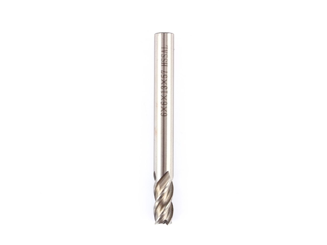 Laxiscreed Moinho De Fresa De Aço Rápido Com 4 Frestas E Fuste Direto, Tamanhos 4mm A 12mm
