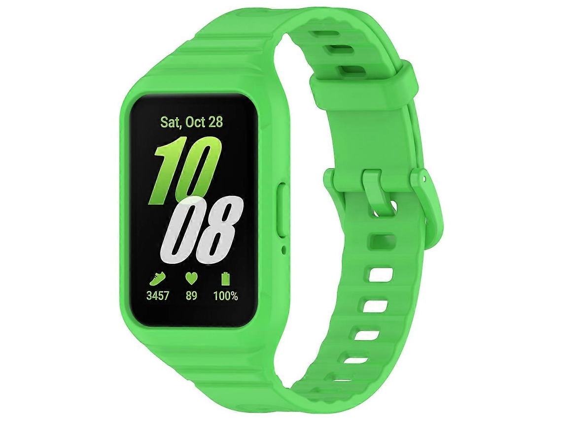 Pulseira De Tpu Integrada Em Cor Sólida Para Samsung Galaxy Fit 3