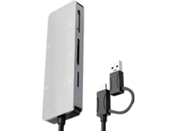 Leitor Universal de Cartões de Memória Compatível com 6 Formatos e com Portas Usb 3.0. SFUSHOS