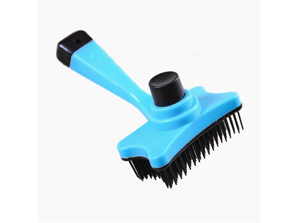 Pente Para Animais De Estimação, 13x7,5cm Escova Antiestática De Aço Inoxidável Para Cães E Gatos, Remove Pelos Para Pelos Longos E Curtos