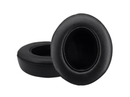 Almofada para Auscultadores BEATS STUDIO 2.0 de Orelhas de Espuma Macia Pele de Carneiro Preta XIAOMOYU