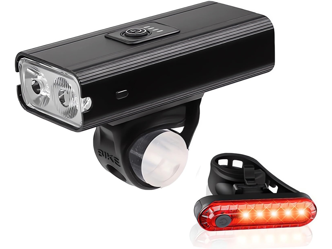 Luz De Bicicleta, Bicicleta Alto Brilho, Super Brilhante, 6+4 Modos,