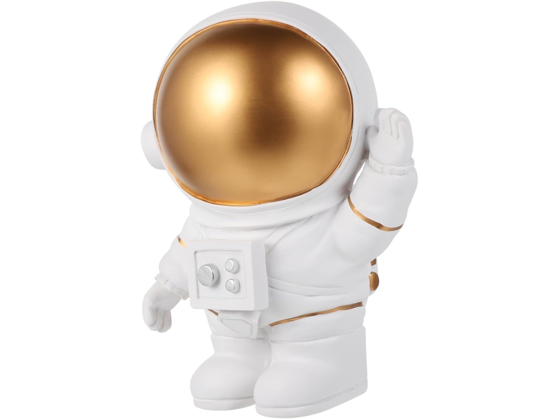 Estatueta De Astronauta Em Resina, Decoração De Escritório, Astronauta Divertido Para Fãs.