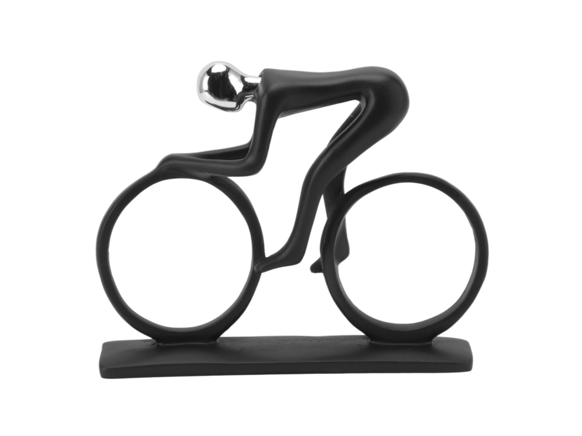 Ornamento de Ciclismo em Resina com Design Aerodinâmico Decorativo para Mesa e Ambientes Interiores