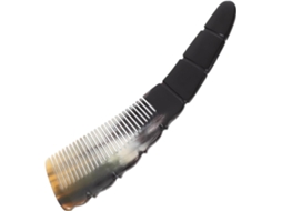 Cabelo Esculpido Pente Em Chifre De Boi Preto, Fácil De Fixar, Massageia Ou Couro Cabeludo.