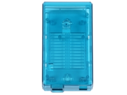 Caixa De Proteção Abs Com Chave Para R3 Azul Cores Transparente, Preto, Azul Luz Dourada