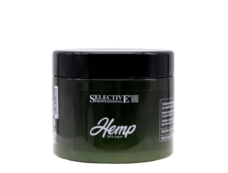 Máscara De Cânhamo Profissional Seletiva 500ml Cuidado Hidratante Intensivo Selective Professional