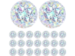 Conjunto Luxshiny de 60 Tachinhas Decorativas de Resina com Imitação de Diamante, Brilhantes Tachinhas Para Cortiça Quadros