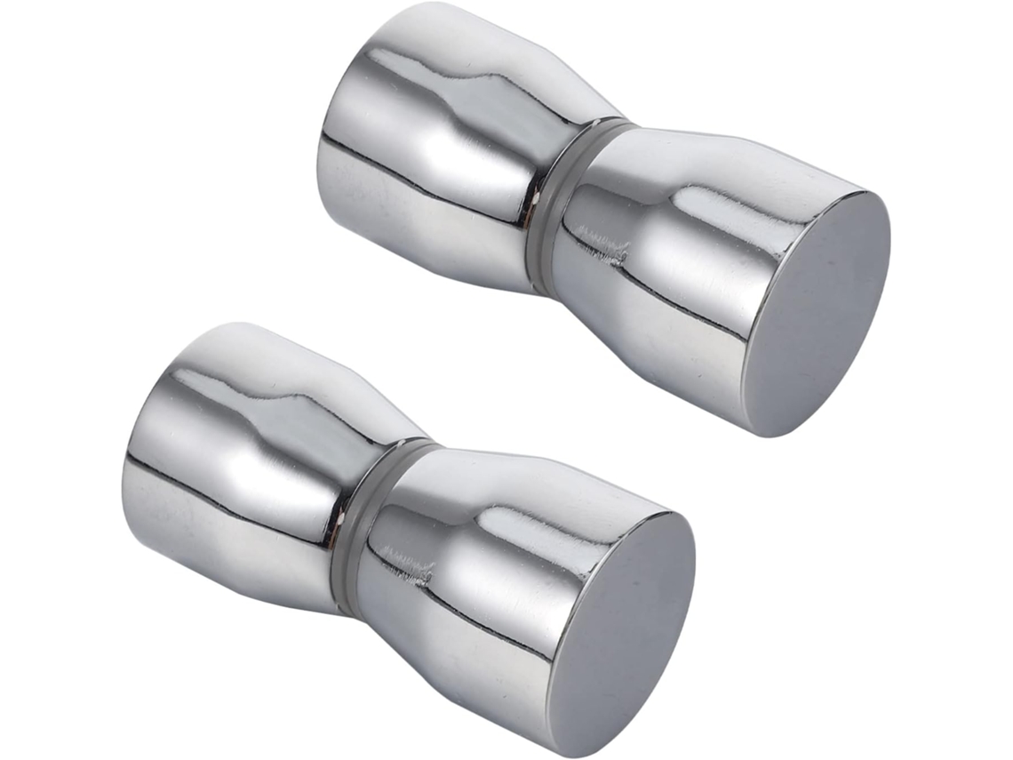 Kallory Conjunto De 2-puxadores Simples Para Porta Vidro Banheiro, Acessórios Para Móveis De Box Chuveiro