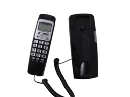 Telefone Fixo Com Fio, Display Lcd, Calendário E Rediscagem Para Residência, Escritório E Telefone Fixo B666 Brilvibera