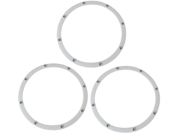Conjunto De 3 Anéis Giratórios Para Exibição, Suporte Prático Para Pratos, Base De Plástico Para Fot Gokoco