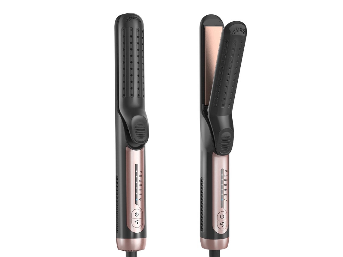 Prendedor De Cabelo Com Ar Frio Iônico Ajustável De Temperatura Ptc Prancha De Cabelo