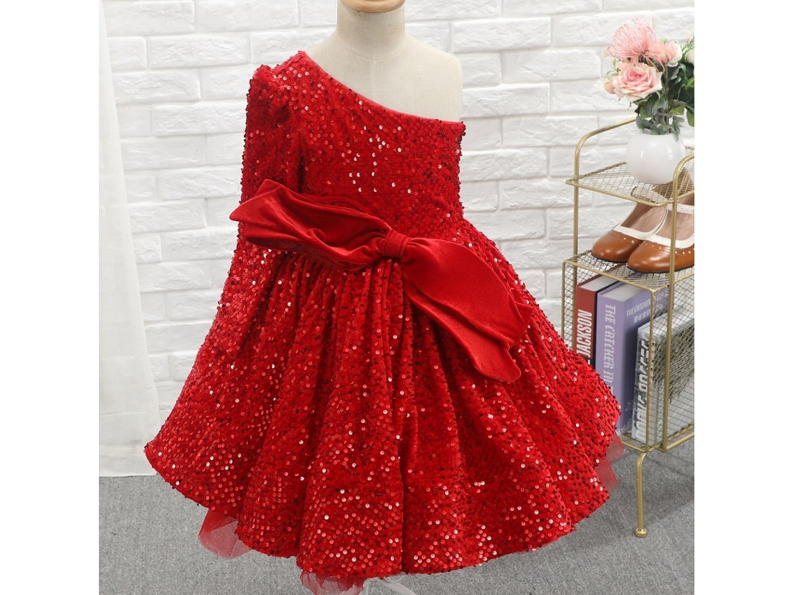 Vestido com flor e renda para meninas, vestido de princesa com