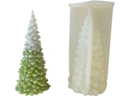 Molde De Silicone 3d Em Formato De Árvore De Natal Para O Ano Novo E Outras Festas, Em Resina Epóxi.