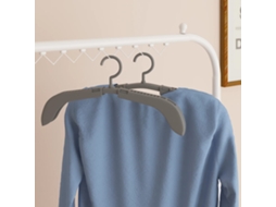 Vidaxl Cabides Extensíveis 5 Pcs Cinzento