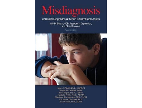 Livro misdiagnosis and dual diagnoses of gifted children and adults de james t webb,edward r amend,paul beljan (inglês)