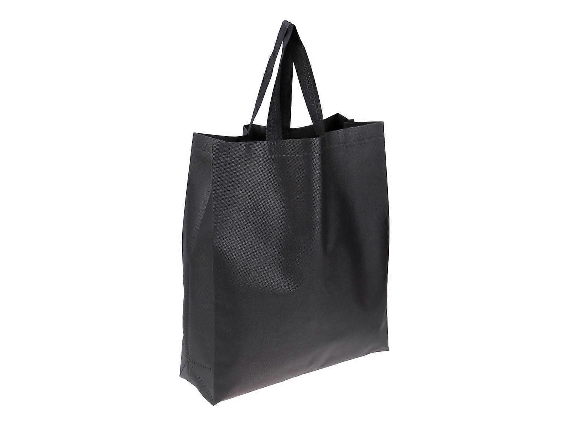 Conjunto de 4 Sacolas Compras Dobráveis ​​em Tecido Não Preto, Versáteis e Perfeitas para Superm Ercado Ou Eventos Trabalh GOKOCO