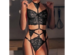 2026 conjunto de Lingerie Sexy para Mulher com Gola Halter, Calcinha de Gola e Tanga, Roupa de Noite e Lingerie