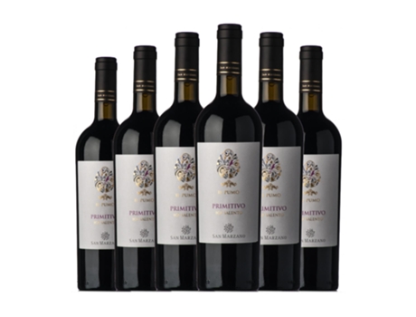 Vinho SAN MARZANO Il Pumo Primitivo Salento (0.75 L - 6 Unidades)