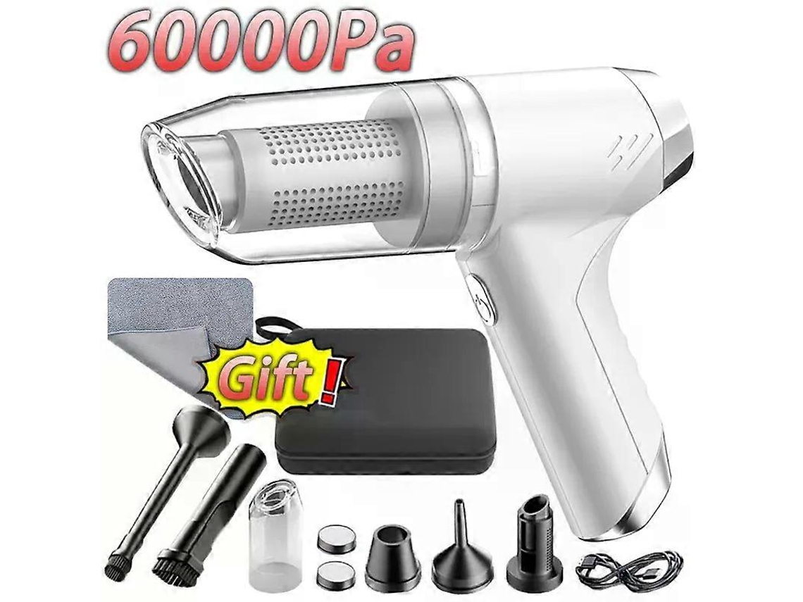 Aspirador De Pó Automotivo 3 Em 1, Aspirador De Pó Sem Fio, Bomba De Vácuo Portátil Para Casa, Sem Fio, Sucção Potente E Forte Aquaforge