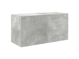 Bathroom Wall Cabinet, Bathroom Wall Cabinets Vidaxl Cinzeto Madeira Processada (60 X 25 X 30 Cm)