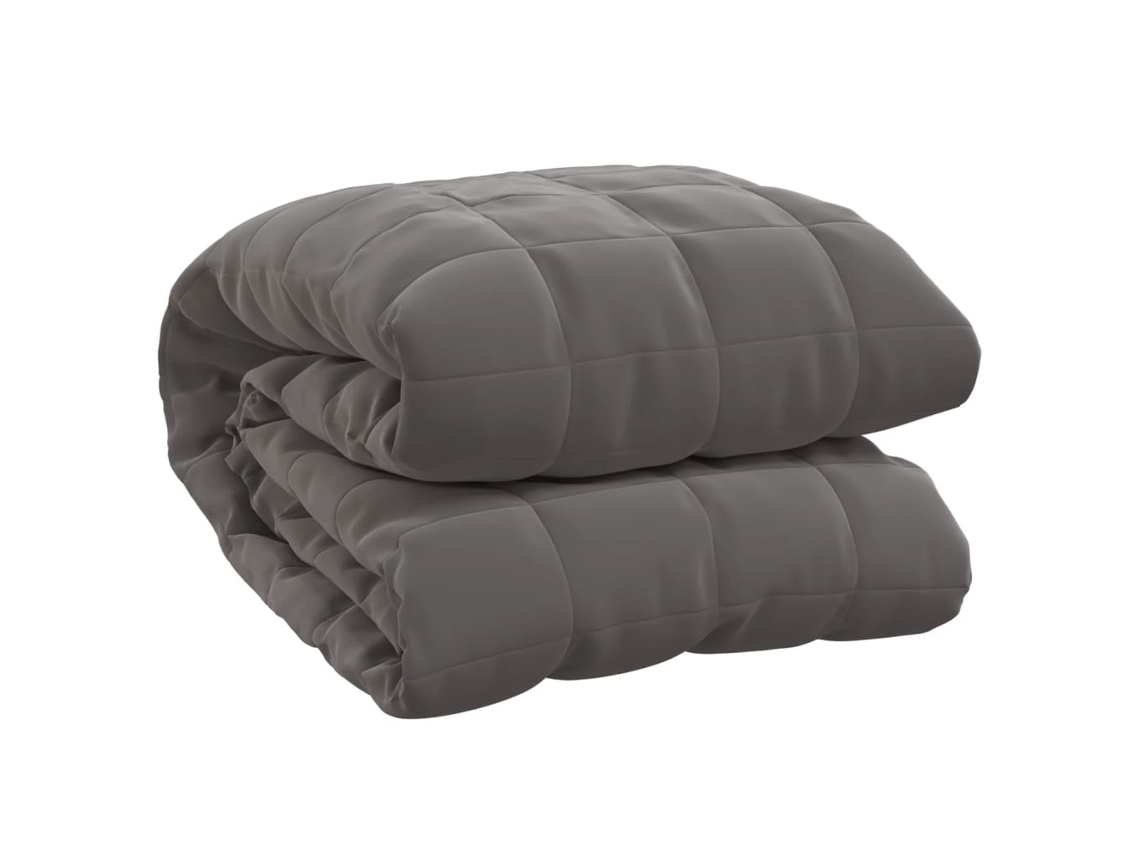 Weighted Blanket, Weighted Blankets Vidaxl Cinzeto Tecido (152 X 203 Cm)