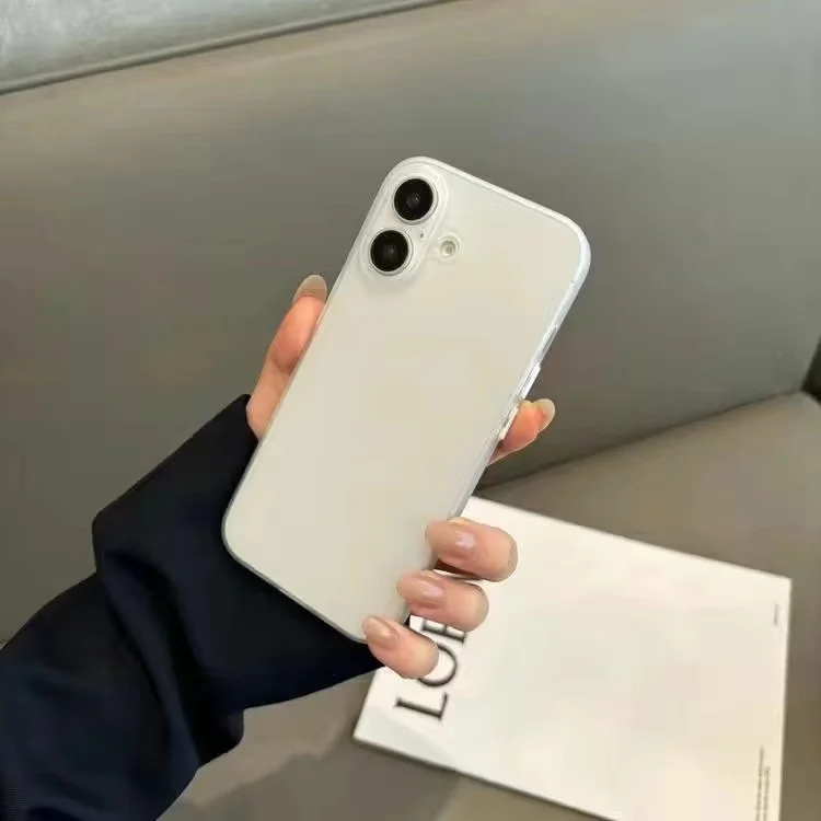 (iphone 13 Branco) Capa Ultrafina Para Celular, Fosca, Transparente E Resistente A Impactos.