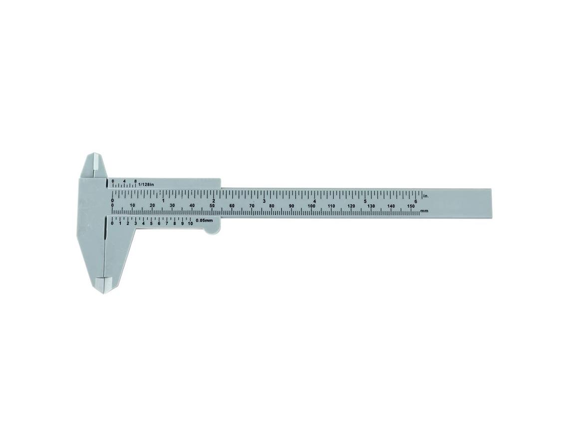 Paquímetro Vernier De 0 A 6 Polegadas 150 Mm, Régua Medição Para