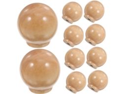 Doitool Conjunto De 12-puxadores Minimalistas Madeira Para Gavetas, Armários E Cômodas Design Exclusivo