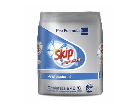 Detergente Pó Skip PF Desinfetante 200 Doses 19kg