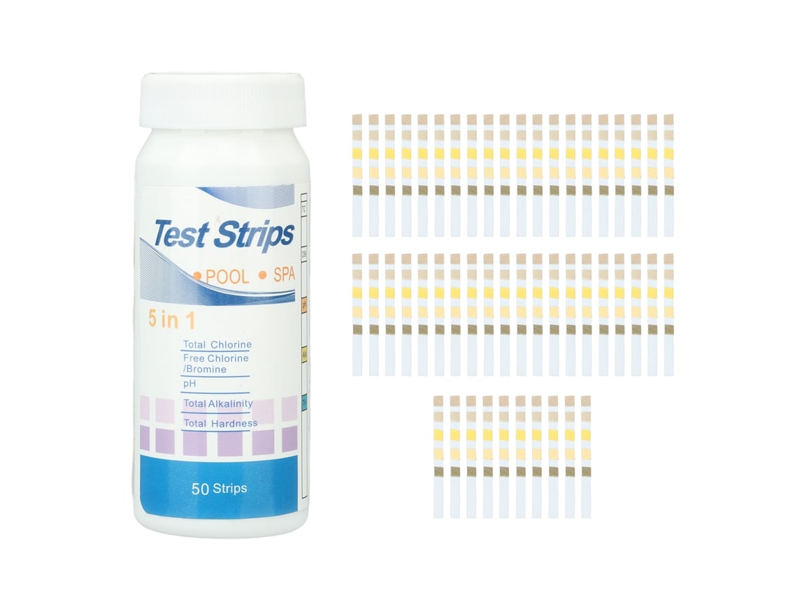 Tiras de Teste de Água para Piscina 5 em 1 | S/MARCA