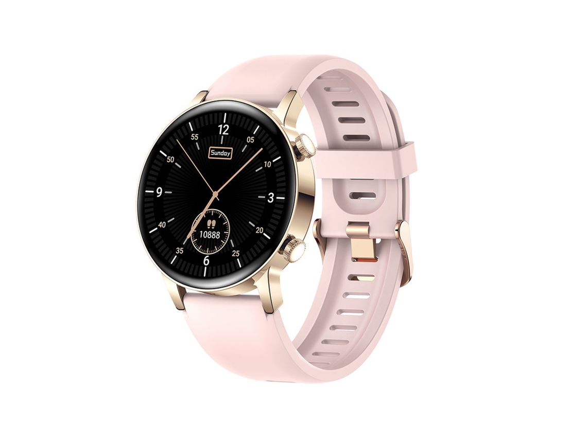 SHAH ARPAN Smart Watch Mk30 Monitor de Saúde de Chamadas Bluetooth Rosa
