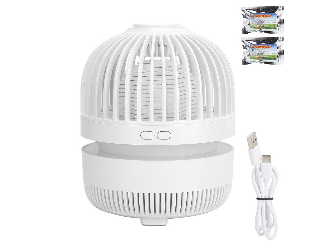 Aetheria lâmpada Matamoscas Inteligente com Luz Uv, Ventilador e Luz Noturna 3 Marchas