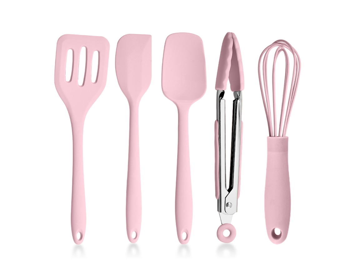 Conjunto de Utensílios de Cozinha Espátula Integrada Clip para Alimentos Batedor de Ovos NEVEANCE