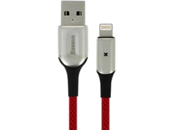 Cabo BASEUS X-Type (USB - Lightning - 1 m - Vermelho)