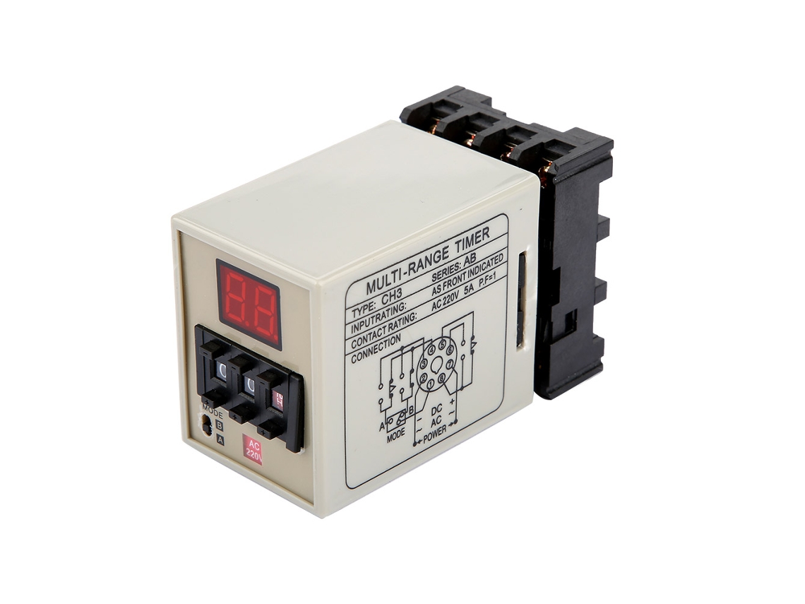 Contacto de Voltaje CA/CC 25A DIN Rail Interruptor Modular S/MARCA