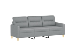 3-seater Sofa, 3-seater Sofas Vidaxl Cinzeto Tecido (n/a)