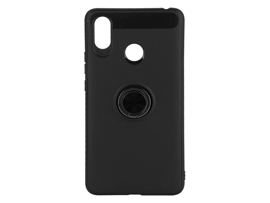 Capa de proteção TPU para Xiaomi Max3 com suporte magnético preto LAXISCREED