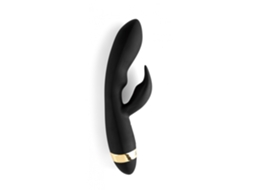 Vibrador e Estimulador LANGLOYS Clitoriano Eos (Preto)