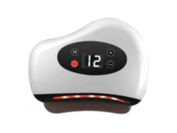 Massageador Elétrico Gua Sha para Rosto, Pescoço e Costas com Terapia de Calor, Vibração Luz Vermelha, Ideal Ho Mens Mulheres, Uso GOKOCO