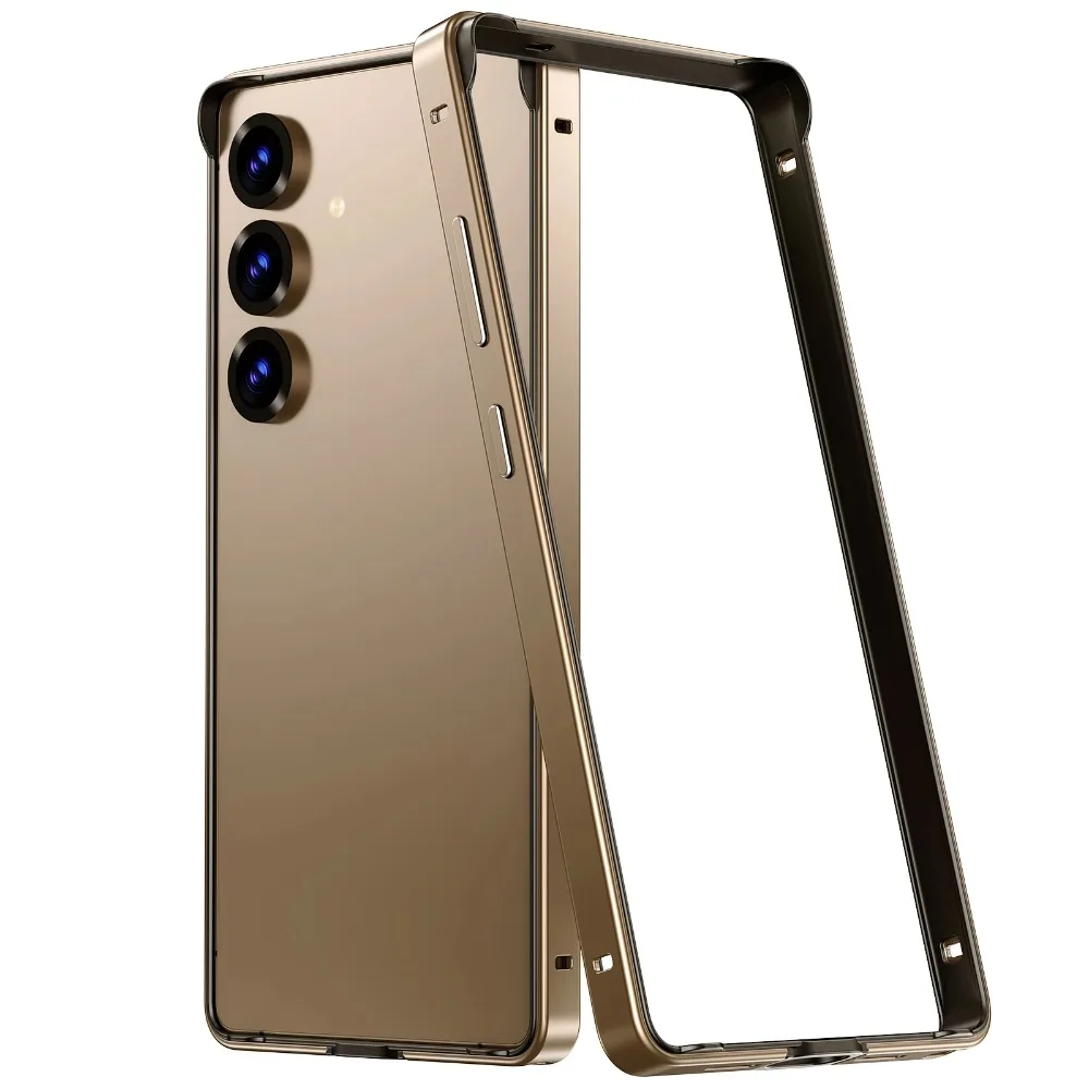 (marrom, Galaxy S26) Capa Para Celular Com Estrutura De Liga De Alumínio, Leve E Fina Para Dissipação De Calor, Oferece Forte Proteção.