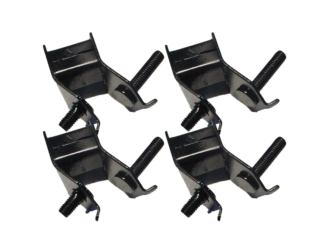 Conjunto Genérico De 4 Suportes Antivibração Para Motores Geradores Borracha Resistentes E Duráveis Com Design Borda