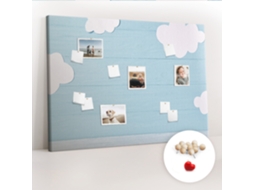 Painel De Cortiça Para Parede Quadro Infantil Para A Sala De Estar Espelharte (140x100 Cm)