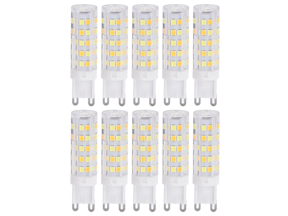 2026 10 Pçs Bombilla Led G9 220v Regulável Cerâmica Substituição de Lâmpada de Halogênio para Candelabro