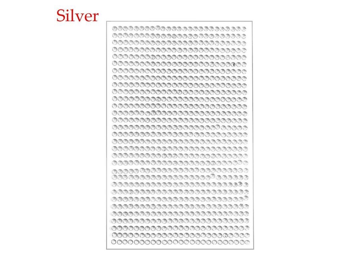 3mm Cristais De Decoração Para Carro Adesivo Diy Acessórios De Estilo De Qualidade Plata