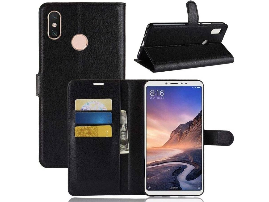 Capa Xiaomi Mi MAX 3 HONGWE. Preto