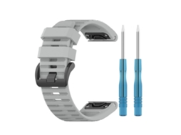 Cinto de relógio de substituição, compatível com Garmin Fenix 7X/6X, de silicone