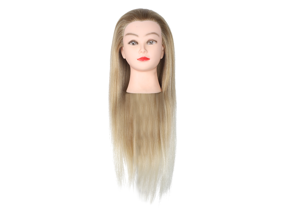 2026 cabeza de Maniquí Con Pelo para Entrenamiento de Peluquería Y Estilismo Práctico de Colores