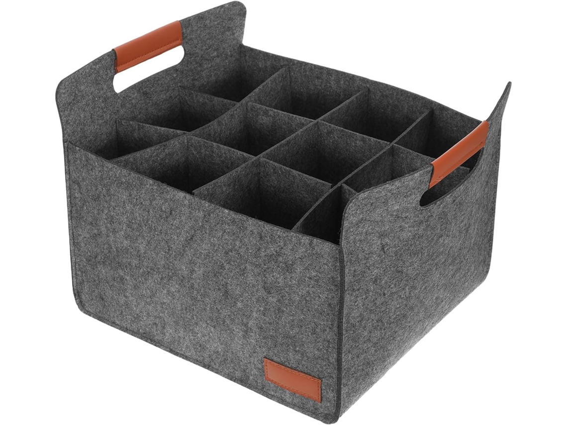 Bolsa Para Transportar Garrafa De Vinho, Em Feltro Resistente, Reutilizável E Com Alça.